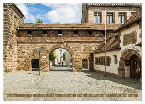 Produktbild: N&uuml;rnberg - Historische Altstadt (hochwertiger Premium Wandkalender 2026 DIN A2 quer), Kunstdruck in Hochglanz