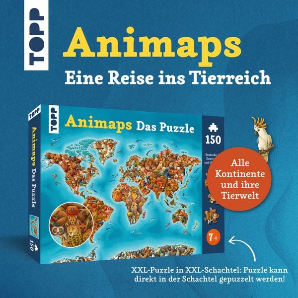 Produktbild: Animaps: Das Puzzle &ndash; 150 Teile.