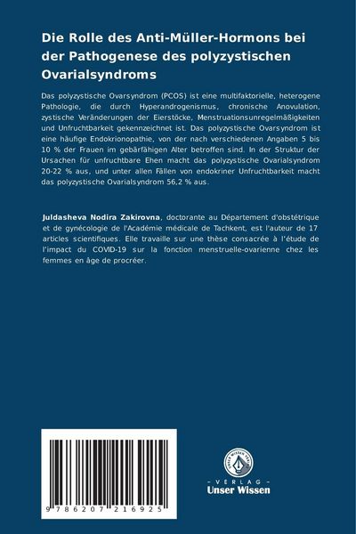 Produktbild: Die Rolle des Anti-M&uuml;ller-Hormons bei der Pathogenese des polyzystischen Ovarialsyndroms