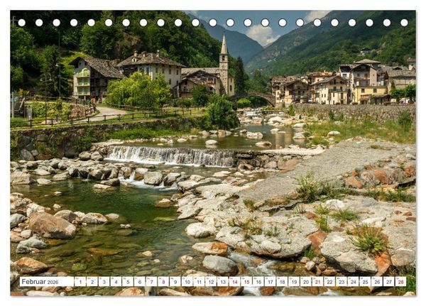 Produktbild: Natur im Aostatal (Tischkalender 2026 DIN A5 quer), CALVENDO Monatskalender