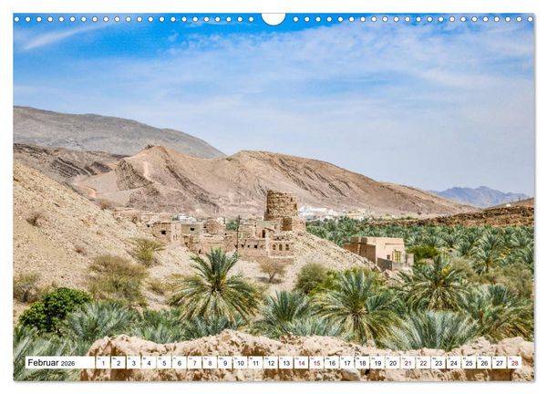 Produktbild: Oman - Perle des Orients (Wandkalender 2026 DIN A3 quer), CALVENDO Monatskalender