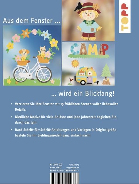 Produktbild: Farbenfrohe Fensterbilder (kreativ.kompakt)