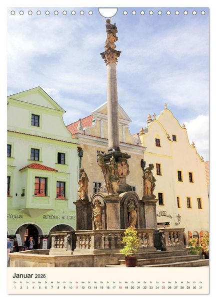 Produktbild: Krumau in Tschechien - Wundersch&ouml;nes Cesky Krumlov (Wandkalender 2026 DIN A4 hoch), CALVENDO Monatskalender