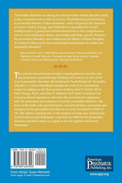 Produktbild: Psychodynamic Psychotherapy for Personality Disorders