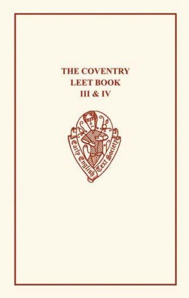 Produktbild: Coventry Leet Book III & IV
