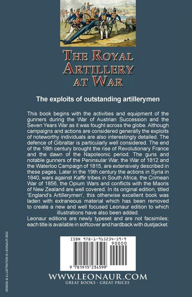 Produktbild: The Royal Artillery at War,1700-1860