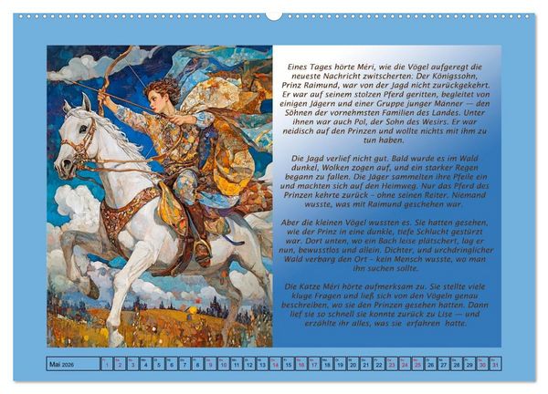 Produktbild: Die Jahreszeiten. Retrom&auml;rchen (Wandkalender 2026 DIN A2 quer), CALVENDO Monatskalender