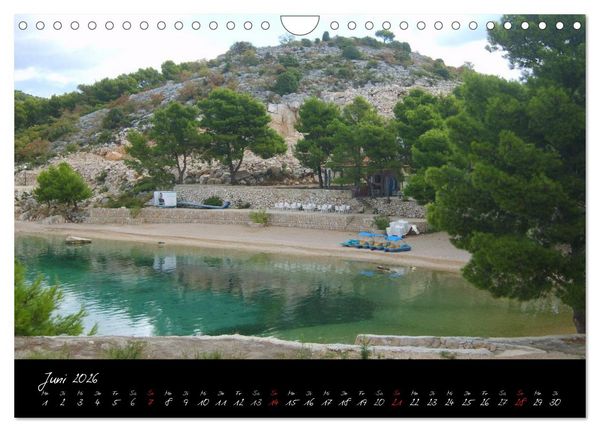 Produktbild: Kroatiens K&uuml;ste (Wandkalender 2026 DIN A4 quer), CALVENDO Monatskalender