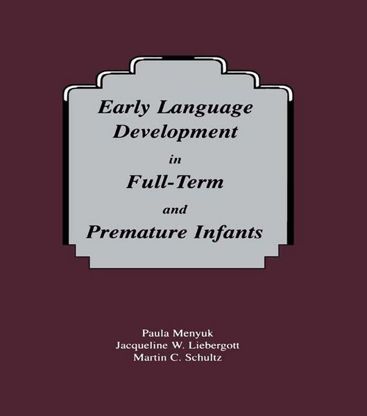 Produktbild: Early Language Development in Full-term and Premature infants