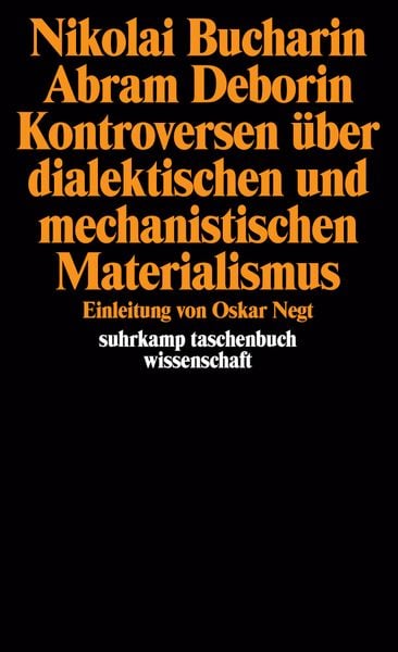 Produktbild: Nikolai Bucharin/ Abram Deborin. Kontroversen &uuml;ber dialektischen und mechanistischen Materialismus