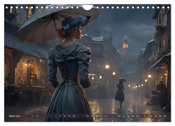Produktbild: Elegante Momente - Frauen in harmonischer Umgebung (Wandkalender 2026 DIN A4 quer), CALVENDO Monatskalender