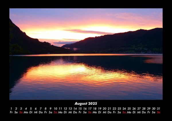Produktbild: Die Seen der Erde 2025 Fotokalender DIN A3