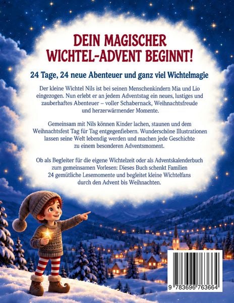 Produktbild: Nils magische Wichtelreise - Der Wichtel-Adventskalender f&uuml;r Kinder