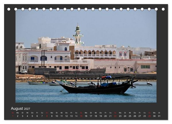 Produktbild: Zauber des Oman (Tischkalender 2027 DIN A5 quer), CALVENDO Monatskalender