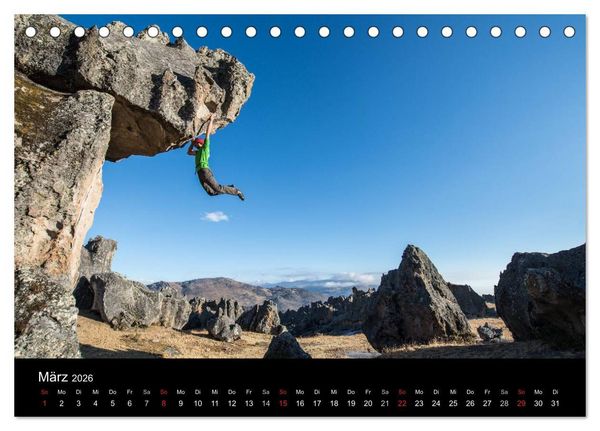 Produktbild: Climbing Solutions - Bergsport weltweit (Tischkalender 2026 DIN A5 quer), CALVENDO Monatskalender