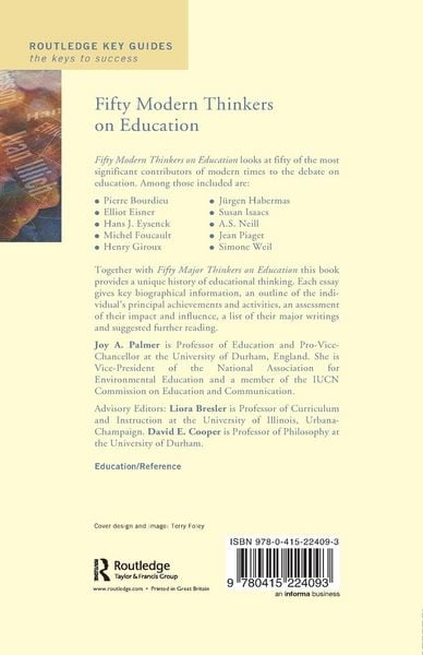 Produktbild: Fifty Modern Thinkers on Education