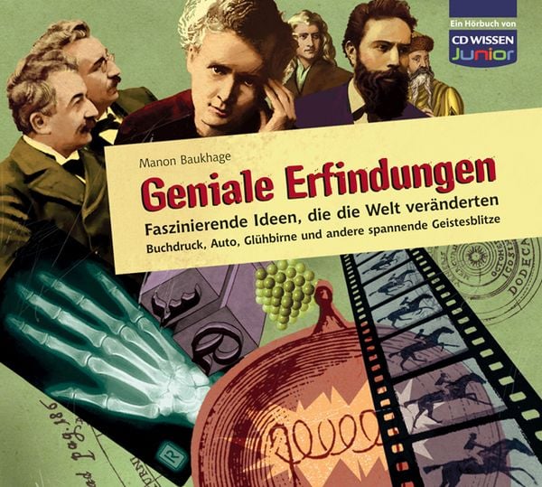 Produktbild: CD WISSEN Junior - Geniale Erfindungen: Faszinierende Ideen, die die Welt ver&auml;nderten