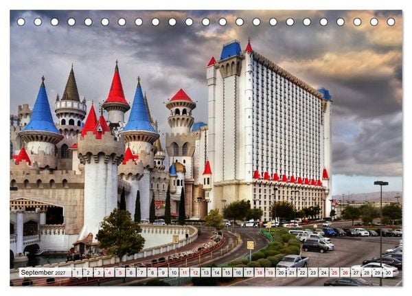 Produktbild: Las Vegas, Stadt der wahr gewordenen Tr&auml;ume (Tischkalender 2027 DIN A5 quer), CALVENDO Monatskalender
