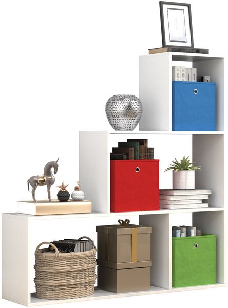 Produktbild: Holz Regal Raumteiler Standregal B&uuml;cher Dubila M