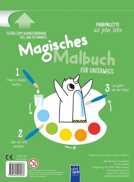 Produktbild: Magisches Malbuch f&uuml;r unterwegs - Cover Eule