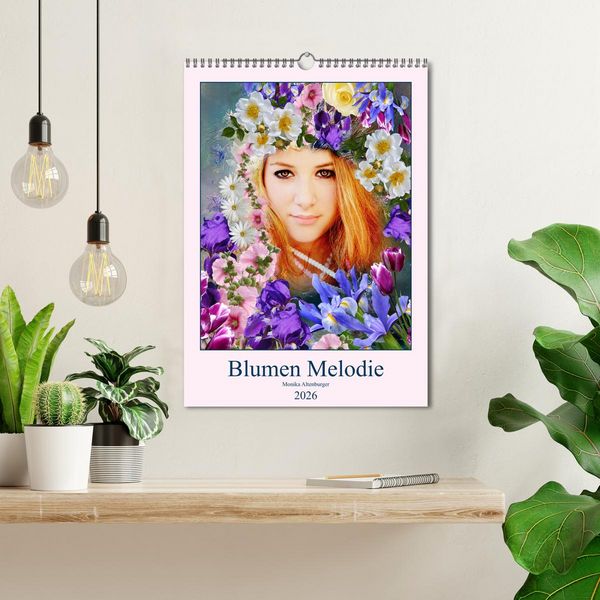 Produktbild: Blumen Melodie (Wandkalender 2026 DIN A3 hoch), CALVENDO Monatskalender