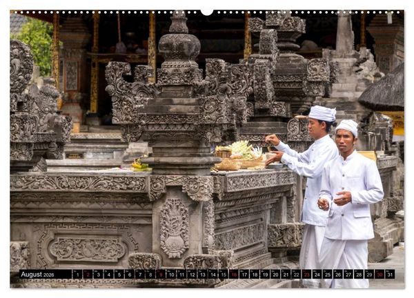 Produktbild: Ubud - Bali (hochwertiger Premium Wandkalender 2026 DIN A2 quer), Kunstdruck in Hochglanz