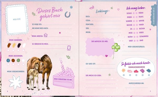Produktbild: Freundebuch: Pferdefreunde (Wendepaill.) - Best friends