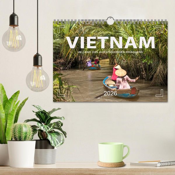 Produktbild: VIETNAM - Im Land des aufsteigenden Drachens (Wandkalender 2026 DIN A4 quer), CALVENDO Monatskalender