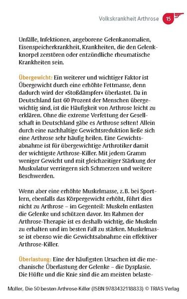 Produktbild: Die 50 besten Arthrose-Killer