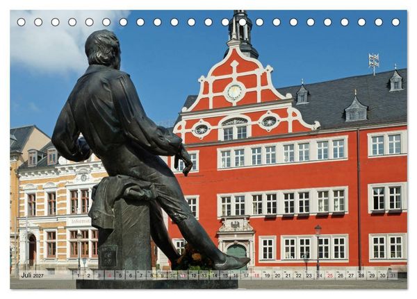 Produktbild: Mittel-Th&uuml;ringen (Tischkalender 2027 DIN A5 quer), CALVENDO Monatskalender