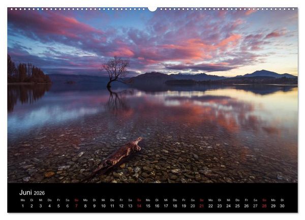 Produktbild: South Island - Neuseelands S&uuml;dinsel (Wandkalender 2026 DIN A2 quer), CALVENDO Monatskalender