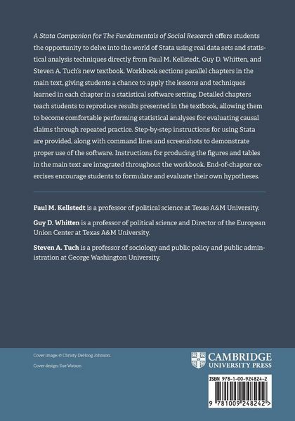 Produktbild: A Stata Companion for The Fundamentals of Social Research