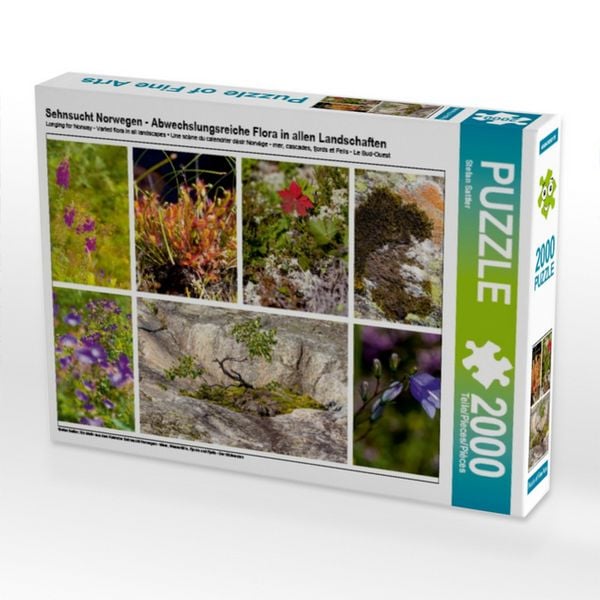 CALVENDO Puzzle Sehnsucht Norwegen - Abwechslungsreiche Flora in allen Landschaften | 2000 Teile Lege-Größe 90x67cm Foto-Puzzle für glückliche Stunden
