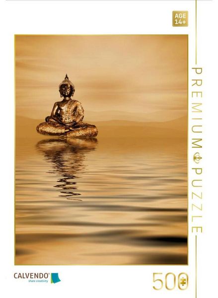CALVENDO Puzzle Buddha und der Glaube | 500 Teile Lege-Größe 48 × 36 cm Foto-Puzzle für Erwachsene