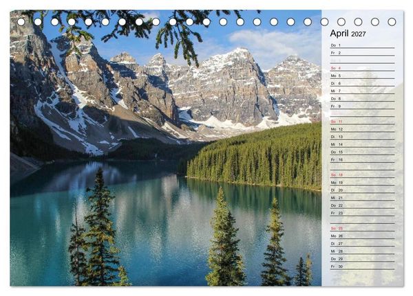 Produktbild: Rocky Mountains 2027 (Tischkalender 2027 DIN A5 quer), CALVENDO Monatskalender