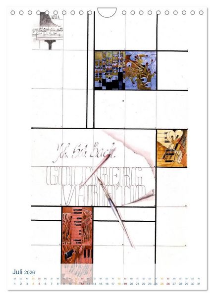 Produktbild: MUSIK Impressionen (Wandkalender 2026 DIN A4 hoch), CALVENDO Monatskalender