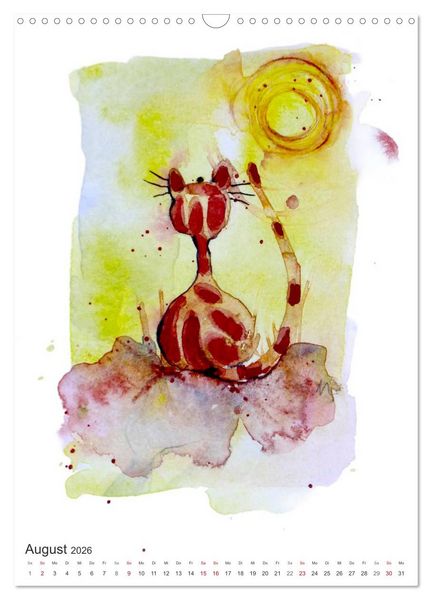 Produktbild: CATS - silent moments, besinnliche Momente (Wandkalender 2026 DIN A3 hoch), CALVENDO Monatskalender