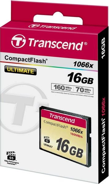 Produktbild: Transcend Ultimate 1066x CF-Karte 16 GB