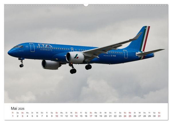 Produktbild: Frankfurt Airport - EDDF (Wandkalender 2026 DIN A2 quer), CALVENDO Monatskalender