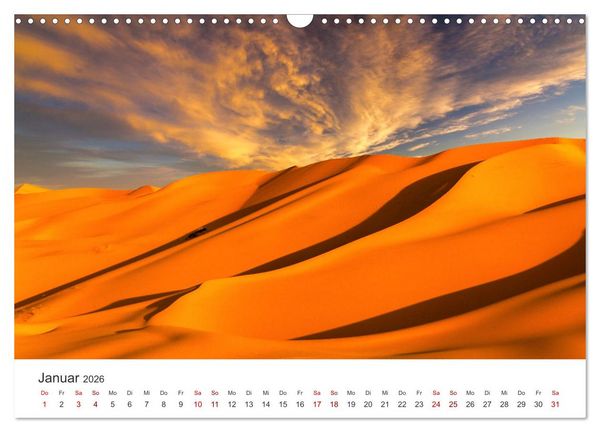 Produktbild: Sahara - Die gr&ouml;&szlig;te Trockenw&uuml;ste der Welt. (Wandkalender 2026 DIN A3 quer), CALVENDO Monatskalender