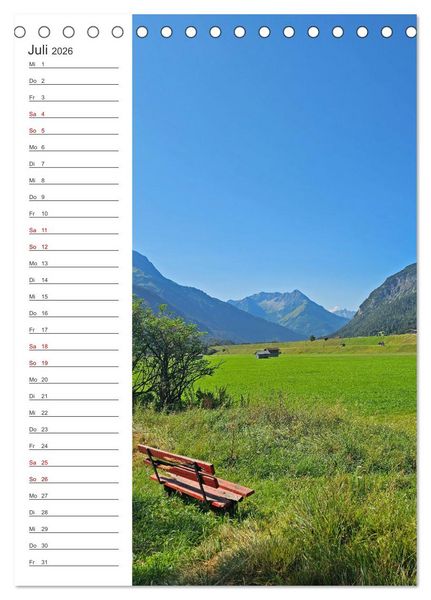 Produktbild: Auf dem Lechradweg - Zwischen Formarinsee und Landsberg am Lech (Tischkalender 2026 DIN A5 hoch), CALVENDO Monatskalender