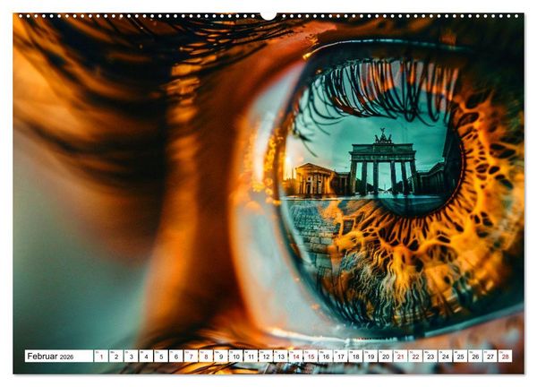 Produktbild: Wahrzeichen im Fokus - Spannende Architektur aus dem Blickwinkel (Wandkalender 2026 DIN A2 quer), CALVENDO Monatskalender