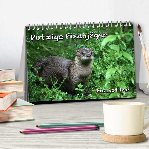 Produktbild: Putzige Fischj&auml;ger (Tischkalender 2026 DIN A5 quer), CALVENDO Monatskalender