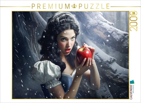 CALVENDO Puzzle Schneewittchen | 2000 Teile Lege-Größe 90x67cm Foto-Puzzle für glückliche Stunden