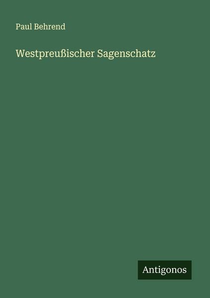 Produktbild: Westpreu&szlig;ischer Sagenschatz