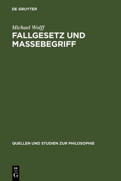 Produktbild: Fallgesetz und Massebegriff