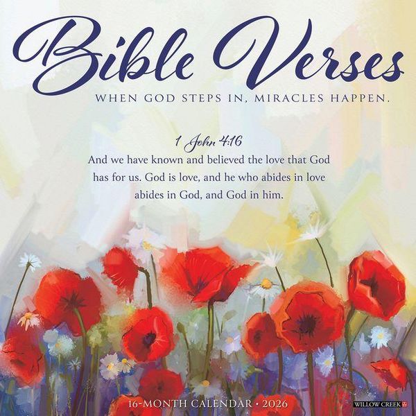 Produktbild: Bible Verses 2026 Wall Calendar