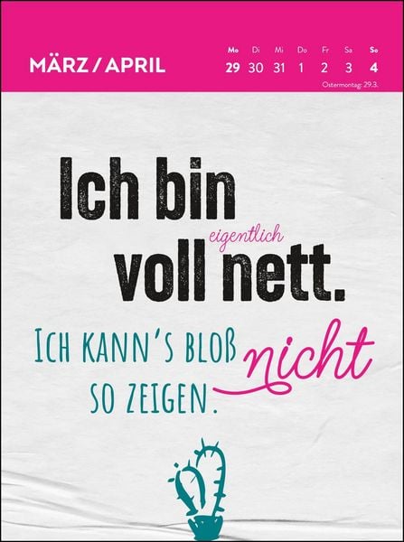Produktbild: Wochenkalender 2027: Ich atme ein, ich raste aus