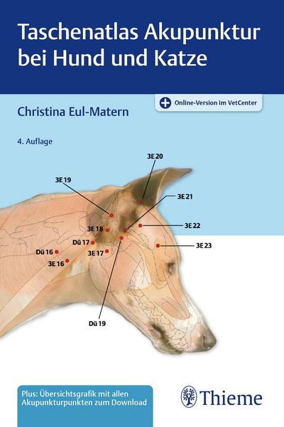 Produktbild: Taschenatlas Akupunktur bei Hund und Katze