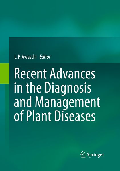 Produktbild: Recent Advances in the Diagnosis and Management of Plant Diseases